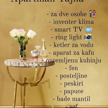 Appartement Tajna
